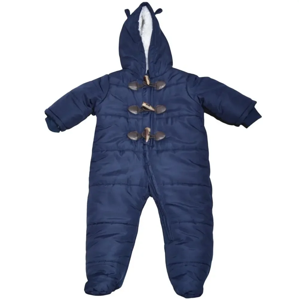 The Children's Place Baby Boy Navy Blue Snowsuit 9-12 Month